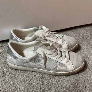 Vintage Havana Silver and White Star Sneakers